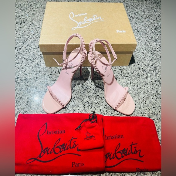 CHRISTIAN LOUBOUTIN | Pink So Me Sandal Hesls - Picture 10 of 11